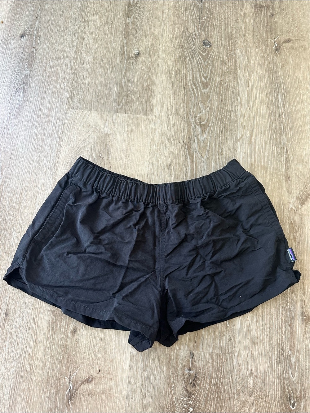 Patagonia Black Women's Athletic Shorts - Elastic Waist Run Shorts